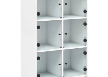 Szafka z drzwiczkami biała 68x37x109 cm WM-3295850