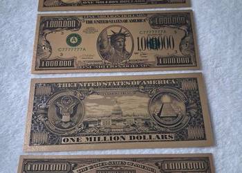 milion dolarów banknoty oraz bilony okazjonalne na prezent podarunek