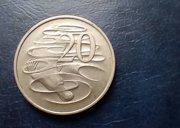 Stare monety 20 cent 1966 Australia
