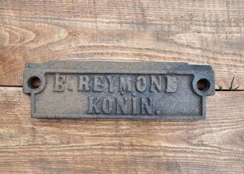 Tabliczka E. REYMOND KONIN  KOŁO TUREK