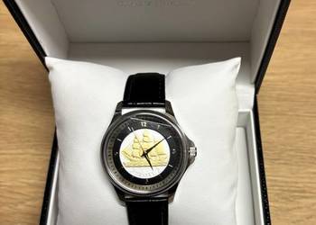 Męski zegarek kolekcjonerski „2 złote 1936 Żaglowiec”