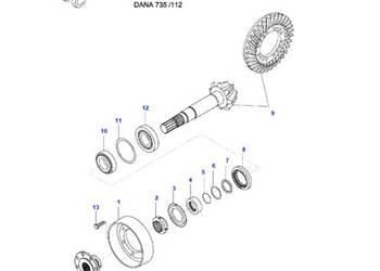 Ciągnik VALTRA N 111 katalog części