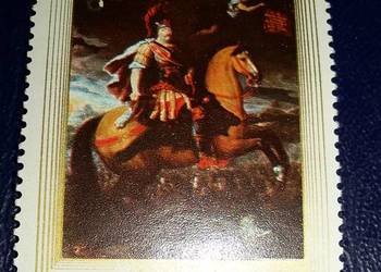 Znaczek pocztowy Jan III Sobieski czysty.