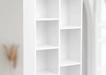 Regał na książki biały