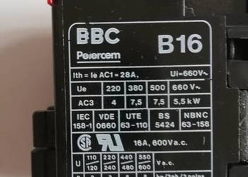 Stycznik BBC ; Ith 28A   ;  Petercem