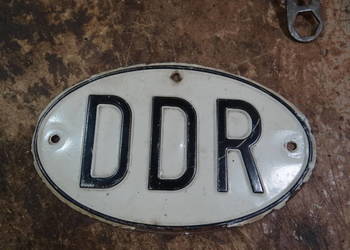 zarezerwowane DDR -ka tabliczka Trabant Wartburg IFA Barkas org DDR