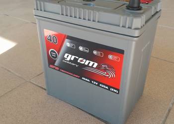 Akumulator GROM EFB START&STOP 40Ah 420A Lewy Plus DTR JAPAN