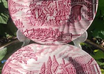 Royal Wessex*Old England *kolekcje Vintage*talerze deserowe