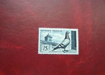 Francja 1957 MNH Mi. 1119 Fauna Ptaki Gołąb  a