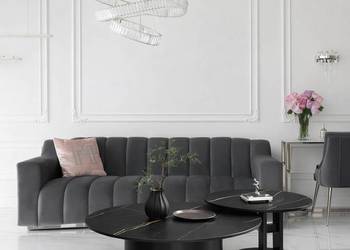 Nowoczesny Designerski stolik kawowy we włoskim stylu TWEEN BLACK