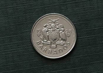 Barbados 25 centów, 1998r
