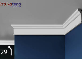 Sztukateria listwy sufitowe, maskownica karnisza, LED