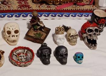 kolekcja z motywem czaszek akcesoria dla palczy kolekcjonerów