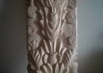 Rzeźba pod tytułem zimowy kwiat