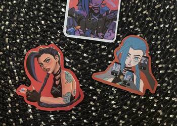 Naklejki serial Arcane gra LOL