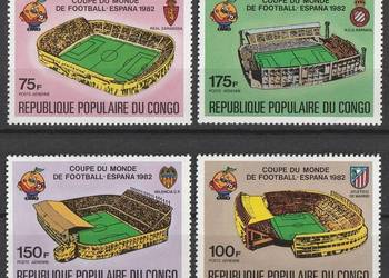 KONGO - MŚ HISZPANIA STADIONY 1982 - CZYSTE **