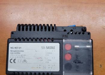 NG 407-01 Siedle używał zasilacza 24 V DC o natężeniu 0,6 A