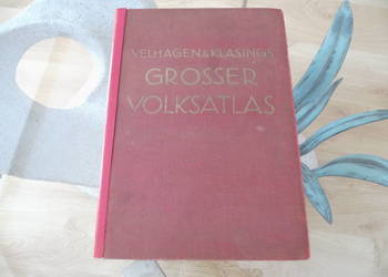 Atlas geograficzny. Rok wydania 1940