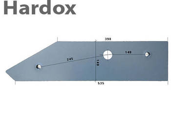 Płoza HARDOX sukov-3 części do pługa SUKOV