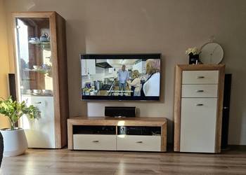 Meblościanka Meble Wójcik: Szafka RTV, komoda, witryna, półka