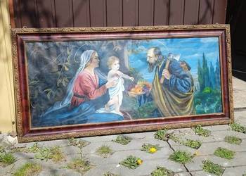 Przedwojenny oleodruk Św. Rodzina
