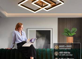 SEATAIN drewniana Lampa sufitowa LED 40W