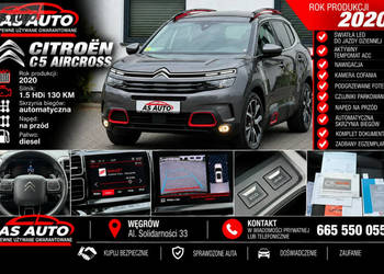 Citroen C5 Aircross 1.5HDi 130KM Shine/Navi/Ledy/Navi/ACC/LaneAssist/Alu/H…