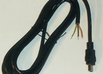 Kabel przewód MINI USB 4 miedziane żyły w ekranie
