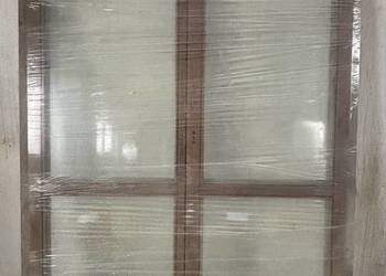 Okno balkonowe 220 x 150 drewniane