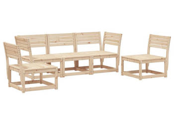 5-cz. zestaw mebli do ogrodu lite drewno sosnowe WM-3216970