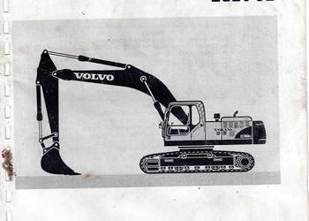 VOLVO EC240B,   EC290B koparka gąsienicowa DTR  Instrukcja obsługi VOLVO EC240B,   EC290B koparka gąsienicowa DTR  Instrukcja obsługi