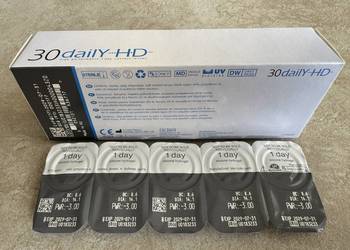 Soczewki jednodniowe Daily HD 28 z 30 sztuk