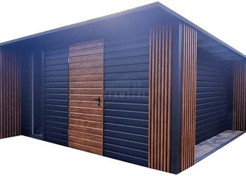 Schowek domek ogrodowy 4x4 drzwi okno dekor z lameli TS1185