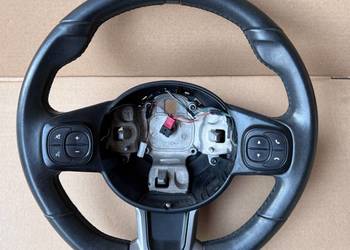 FIAT PANDA III KIEROWNICA SKÓRA MULTIFUNKCJA SPORT PANDA 3 100% ORYGINAŁ