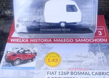 NIEWIADÓW N126 przyczepka niewiadówka 1/43 Hachette Kultowe maluchy