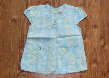 Girl2girl bluzeczka krata, 5-6l, r.116