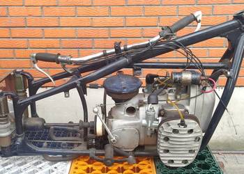 M72 1954 rok Rama + DOKUMENTY , silnik , skrzynia , dyfer  IMZ