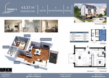 Nowe, 2 pokoje, balkon, miejsce postojowe w hali gar. gratis! bez PCC i po…