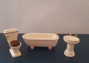 Akcesoria do domku dla lalek- łazienka