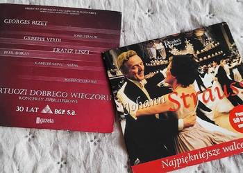 Johann Strauss Giuseppe Verdi Franz Liszt - dwie płyty CD