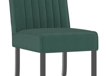 Fotel ciemnozielony obity aksamitem WM-352453