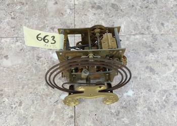663 Mechanizm starego zegara ściennego Junghans B06 sprawny