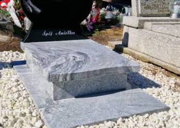 Nagrobek  z aniołkiem whiscount white,szwed nr.2253 ŚRODA ŚLĄSKA