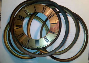 6 ramek do tarcz zegarowych +tarcza zegara