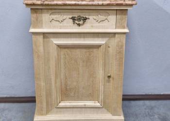 Dębowa Szafka z Kamiennym Blatem AntykiMarki.pl