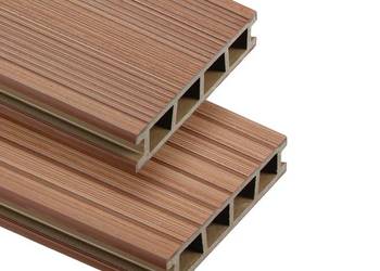 Deska tarasowa kompozytowa BERGDECK Pure Szczotkowana Kasztan 2,4m