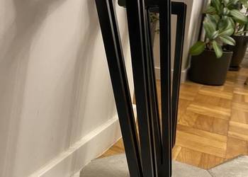 Metalowe 60cm - nogi loftowe – czarne, laser cut