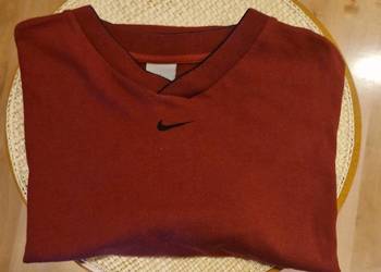 Koszulka T-shirt marki NIKE bawełna 100 % roz. L  czerwony serek  jak nowy