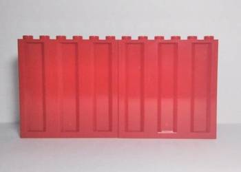 Lego Panele (ściany) Red 2szt
