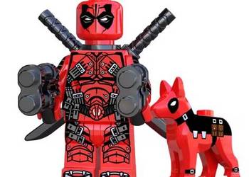 Klocki figurka ludzik DEADPOOL + dogpool AVENGERS Marvel